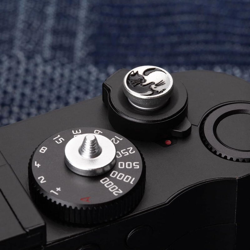 DBZZ Camera Shutter Button Compatible with FUJIFILM X100VI XT5 XT4 XT3 XT20 XT30 X50 XT200 XPRO2 Soft Release Button for Leica (Taichi Cat) - Image 3
